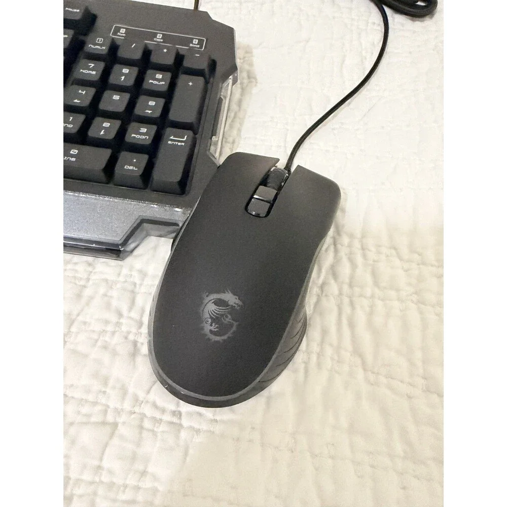 MSI K322 M321  COMBO US keyboard And Mouse Open Box unused